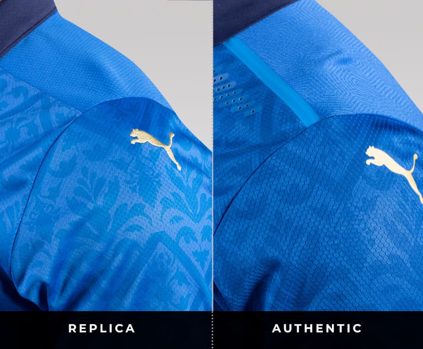What is the difference between authentic and replica jerseys, and