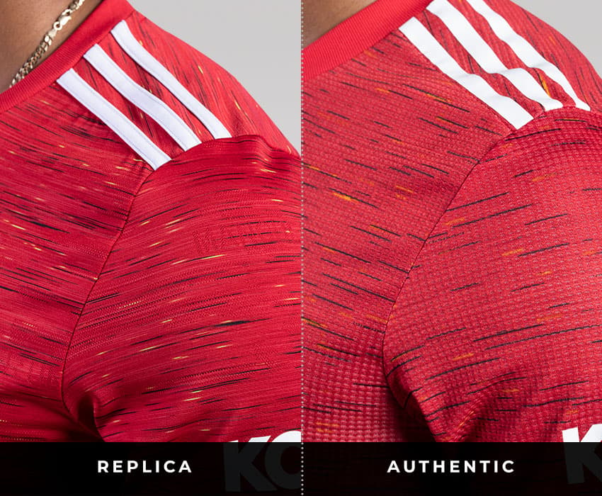 What are the differences between authentic and replica jerseys