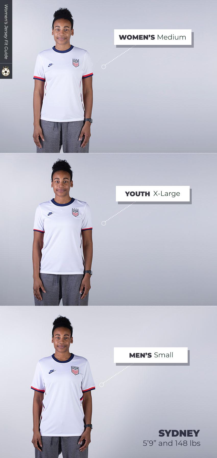 Soccer Jersey Sizing Guide