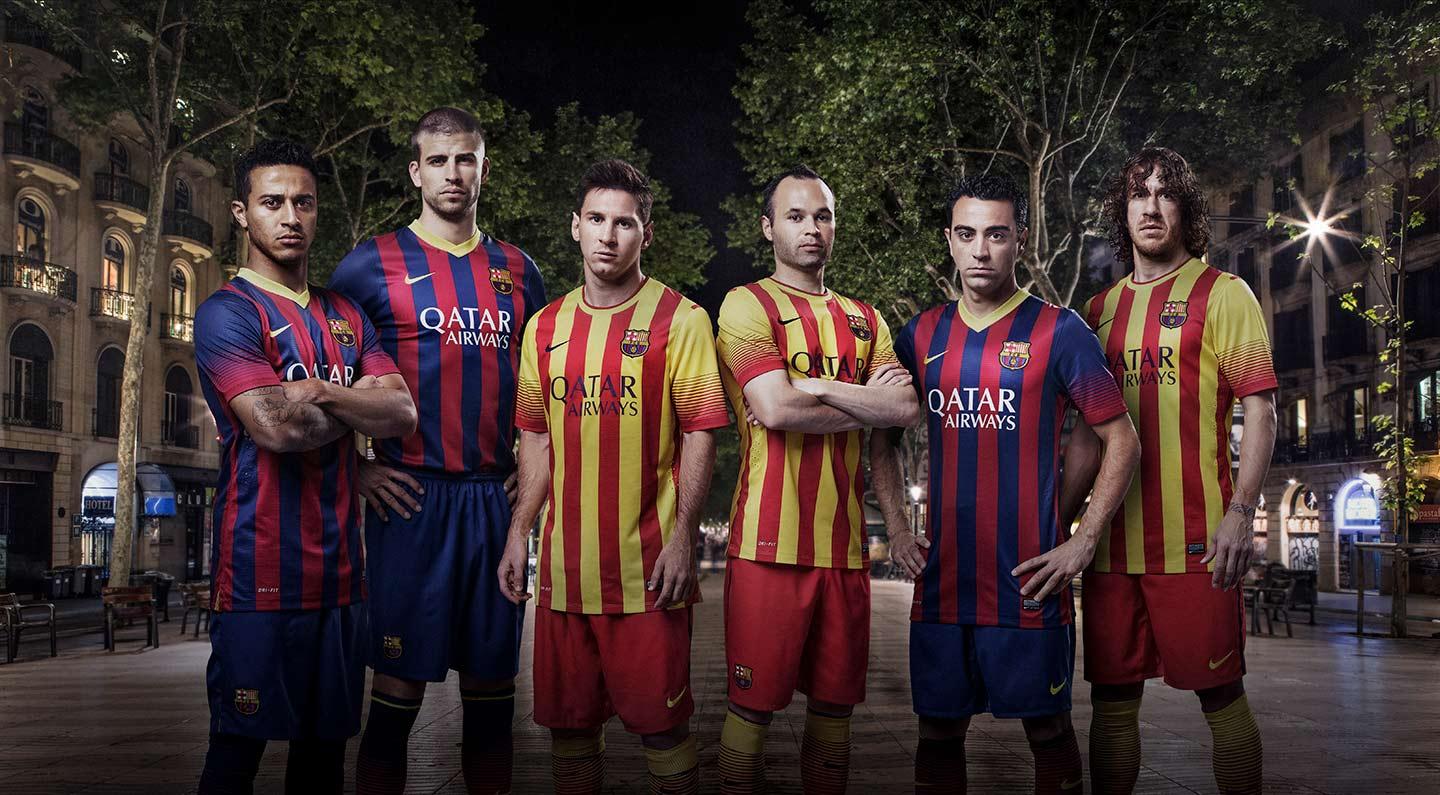 New Barcelona home shirt has hoops for the first time ever 
